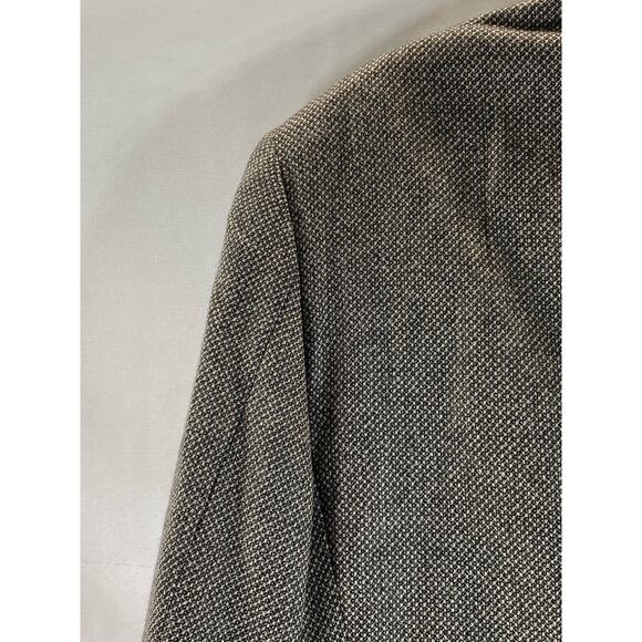 OSCAR DE LA RENTA Signature Men's Short Textured Two-Button Wool Blazer SZ 38S - Picture 3 of 11